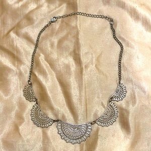Charlotte Russe Gold Statement Necklace